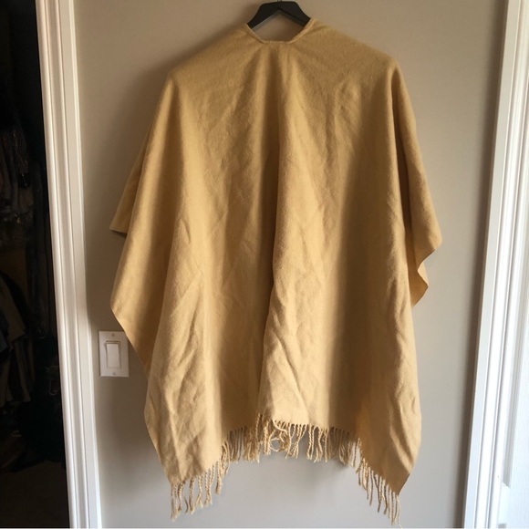 Beautiful lite brown fringed wrap/shawl cover perfect for those fall days/nights - Picture 10 of 16